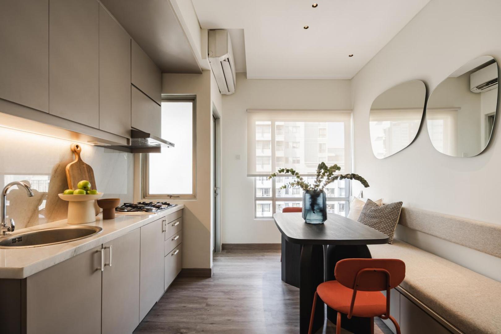 2br Cozy View Cbd Sudirman Park Apartment, Luxury & Chic Design